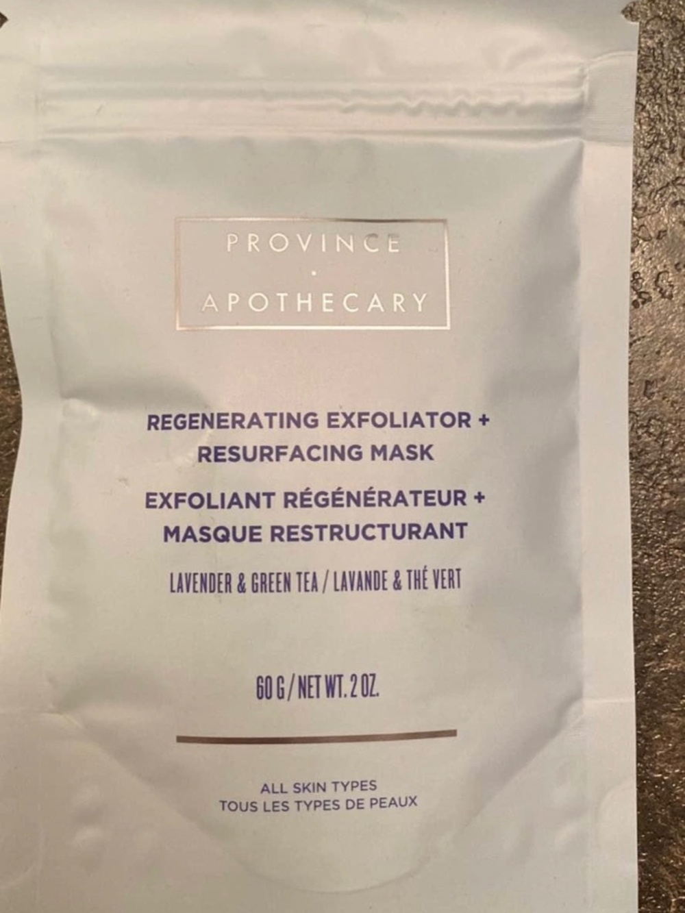 Province + apothecary REGENERATING EXFOLIATOR + RESURFACING MASK